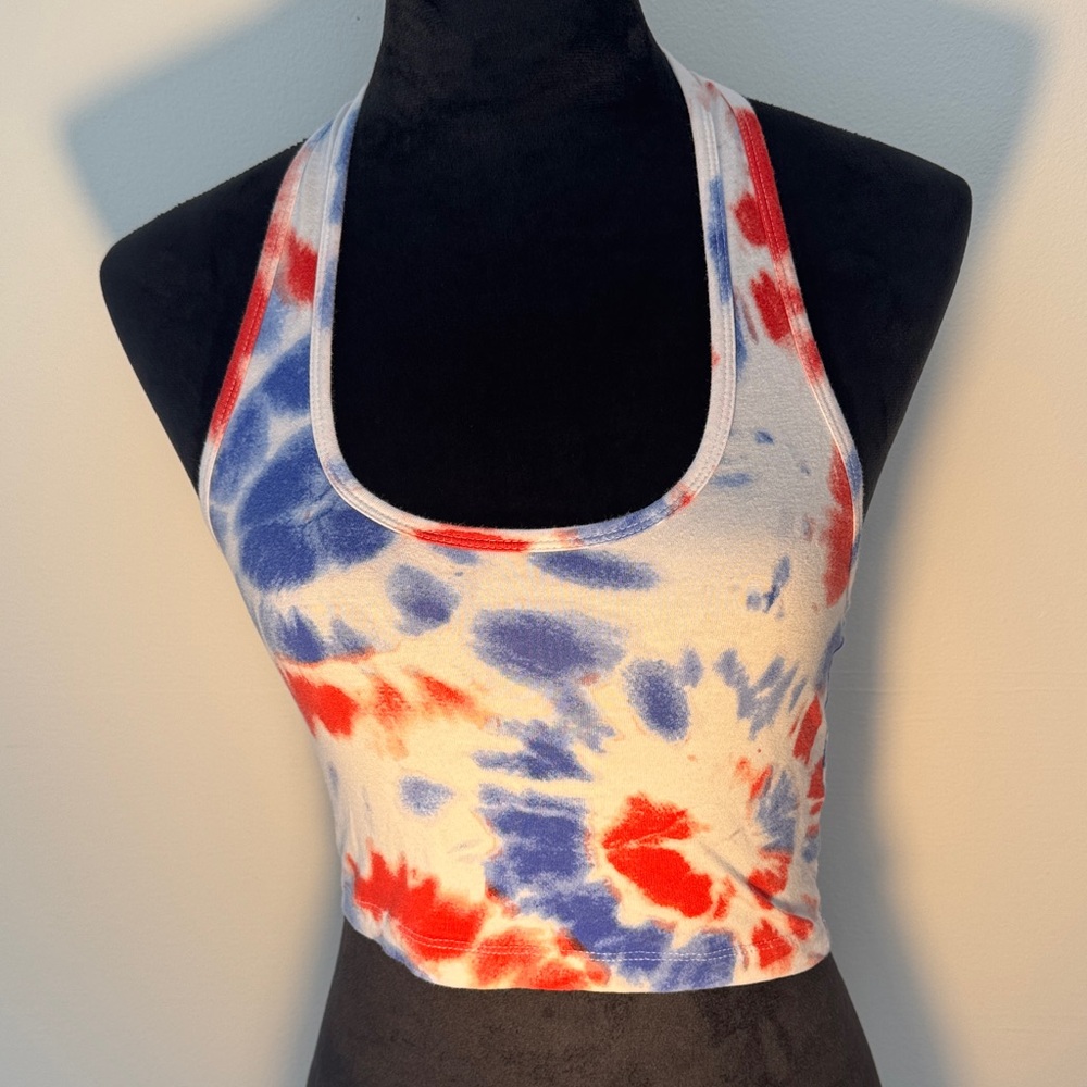 H&M Red and White Casual Top